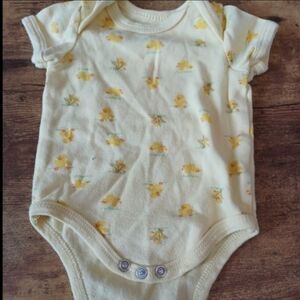 Swiggles yellow duck onesie